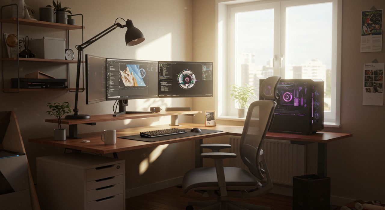 Como montar setup no home office para ter mais produtividade