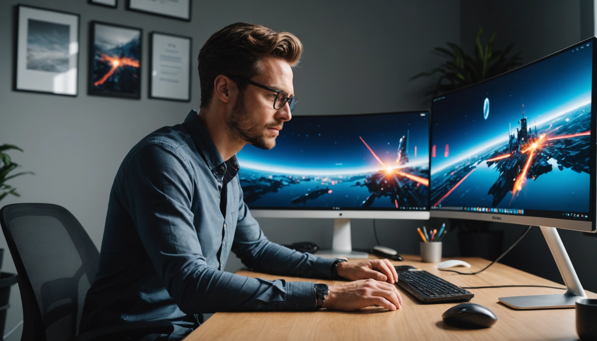 Imagem de Os 10 Melhores Monitores Curvos em 2025