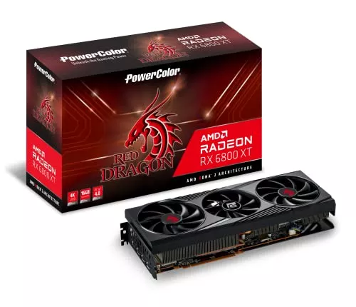 Produto POWERCOLOR Red Dragon AMD Radeon RX 6800 XT 16GB GDDR6