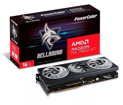 Produto POWERCOLOR Hellhound AMD Radeon RX 7800 XT 16GB GDDR6